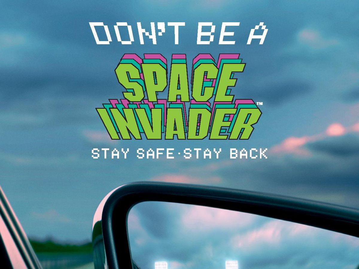 Highway England warns drivers against tailgating - Don't be a Space Invader