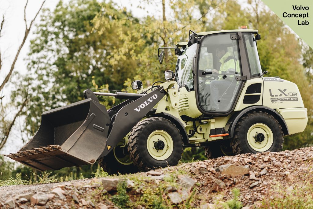 VolvoCE unveils electric compact wheel loader concept