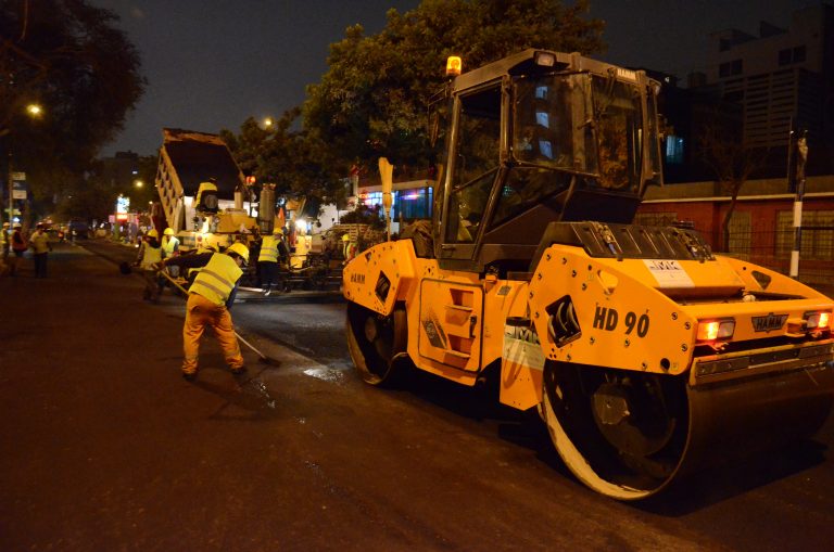 slurry surfacing - Photo by Municipalidad de Miraflores