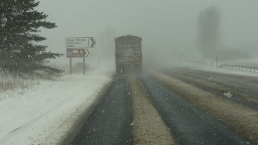 Snow driving - Photo by Iain Cameron