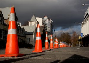 Traffic Cones - Photo by Bernard Spragg NZ