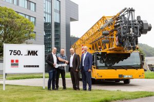 750th Liebherr mobile construction crane goes to Heros