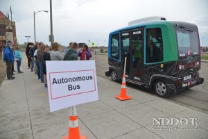 Autonomous Bus - Photo by NDDOT