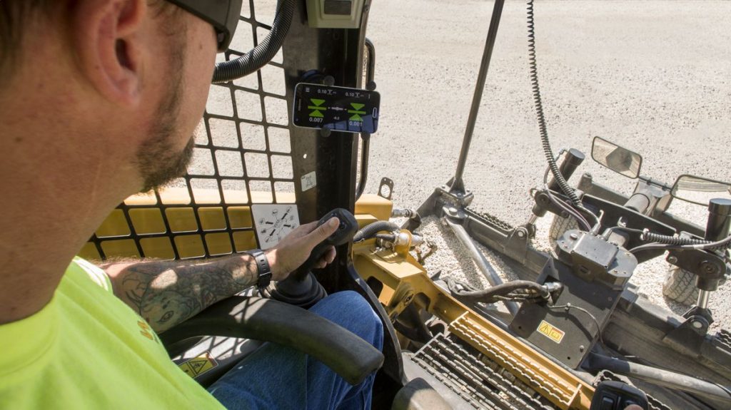 New Trimble Earthworks GO! Grade Control for Compact Machine Grading Attachments