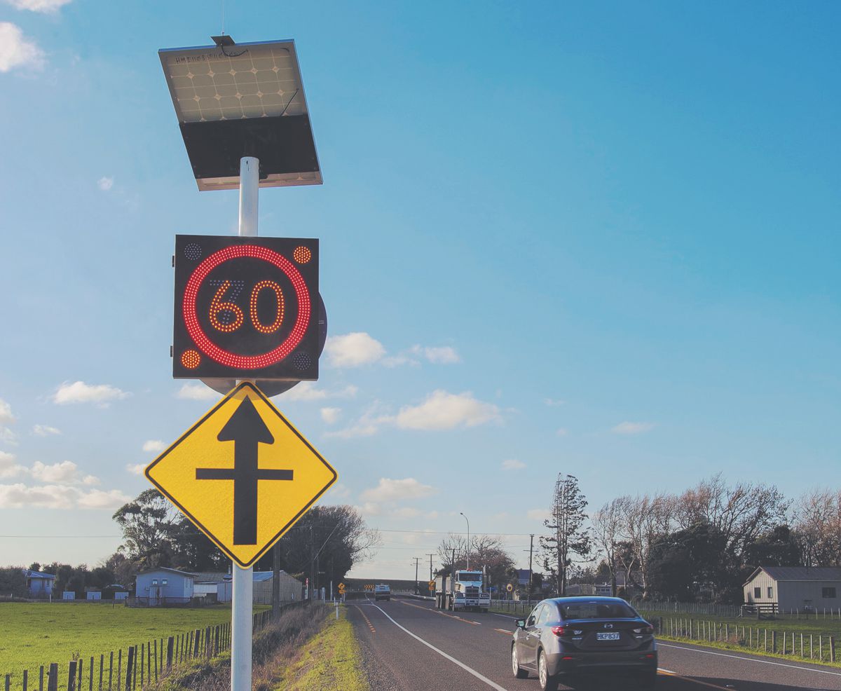 Innovative speed signs coming to New Zealand's Waikato intersections
