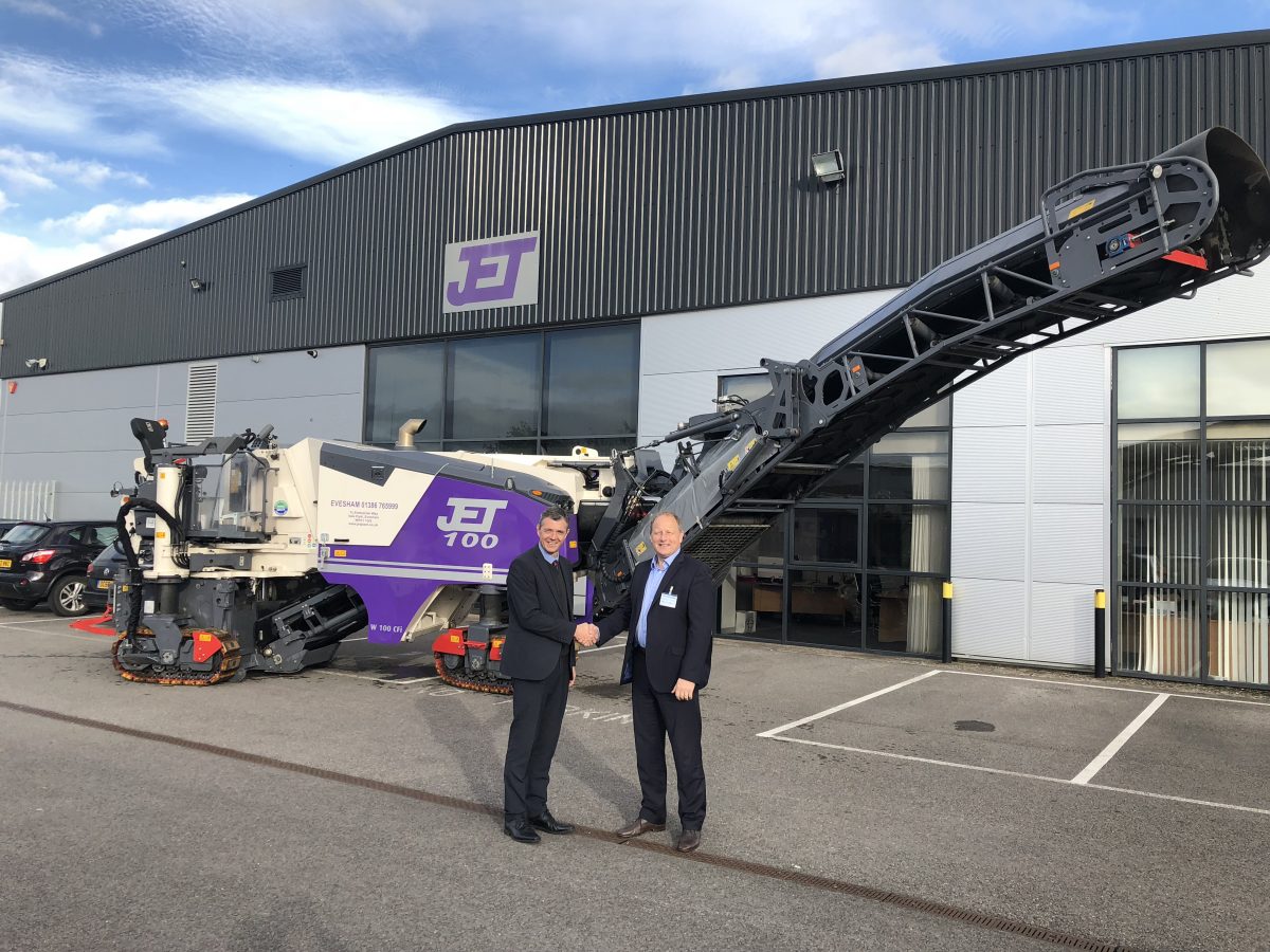 100 is the magic number as Jet Plant Hire invests in Wirtgen road planer