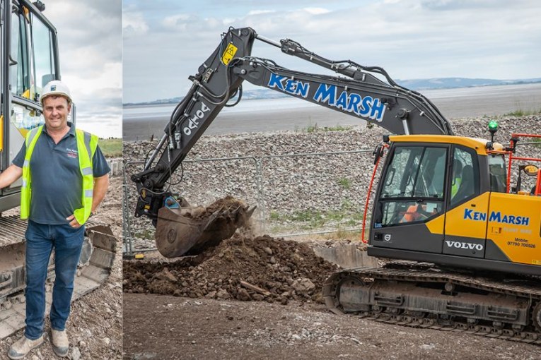 Ken Marsh finds his way back with a Volvo Excavator