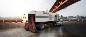 ROAD DRYER RD-1200 dries pavement in one pass for paving and surface treatments