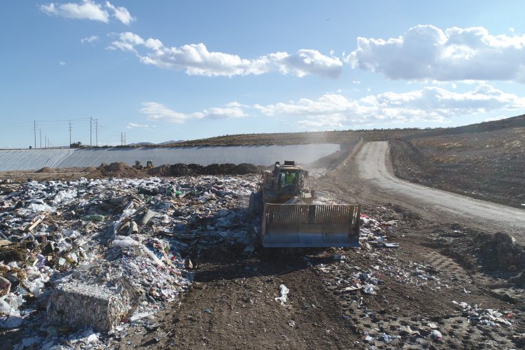 GPS rover and level/slope measuring system help landfill gain 2.3 million yards of space