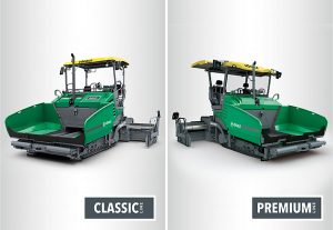 New product classification at VÖGELE: from now on, pavers will be allocated to the new Classic Line or Premium Line, based on whether they feature the ErgoBasic or ErgoPlus operating concept. From basic to premium equipment