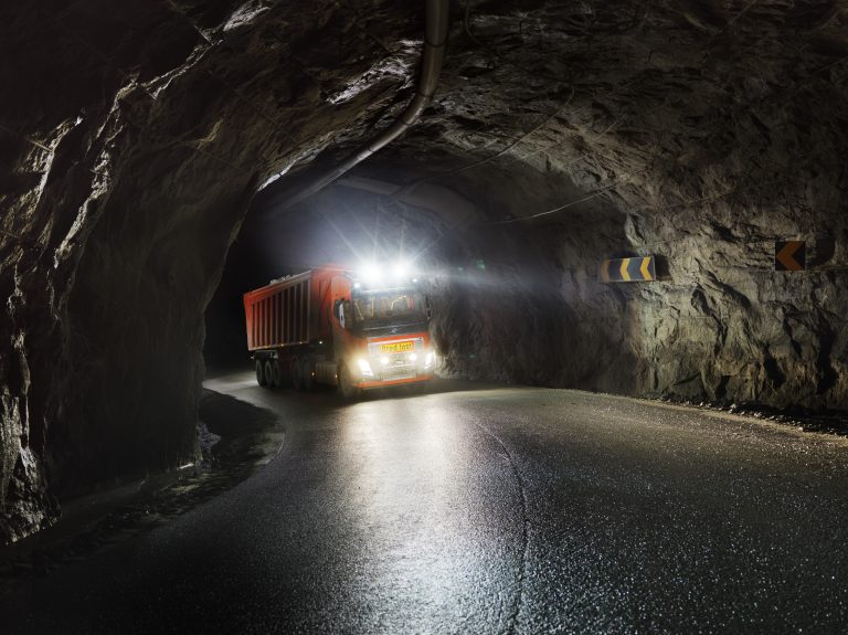 Volvo Trucks delivers autonomous transport solution to limestone quarry in Norway