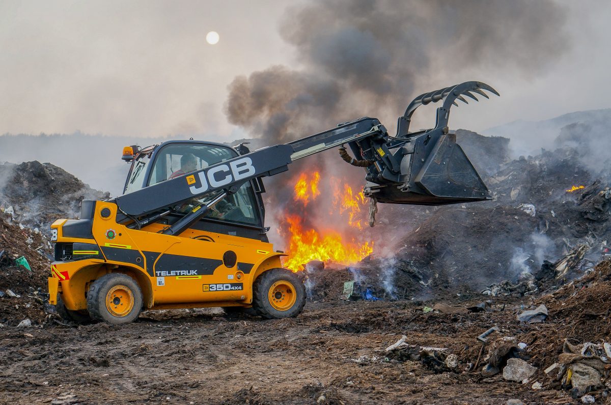 JCB Teletruk enlisted for fire fighting and emergency rescue operations