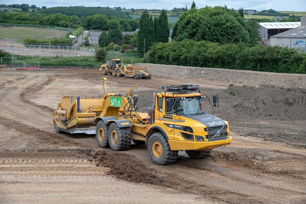 Volvo moves the Earth for the Sirius Group