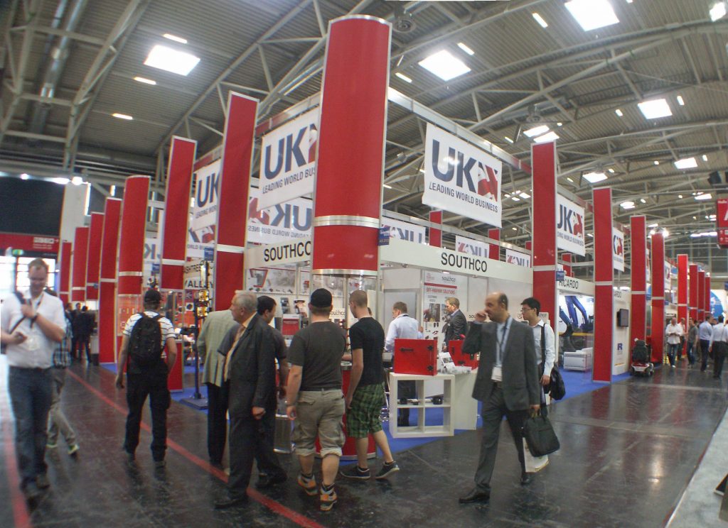 The UK Pavilion at Bauma flies the Flag for Great Britain