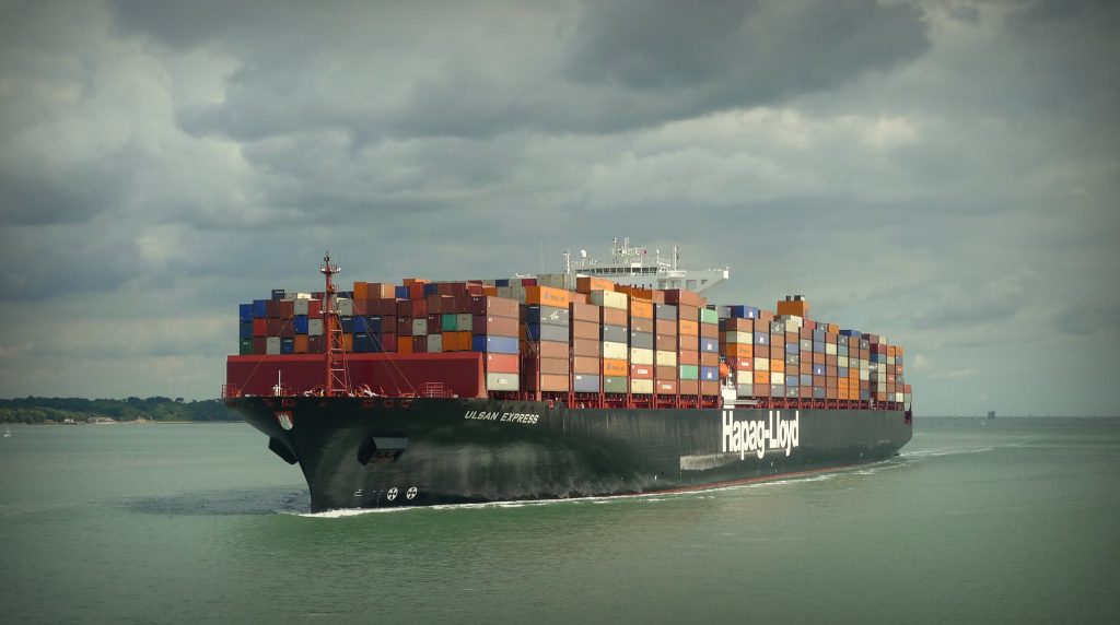Container Ship - Photo by Henry Burrows