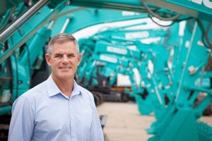 Managing Director Paul Torrington at Kobelco Australia