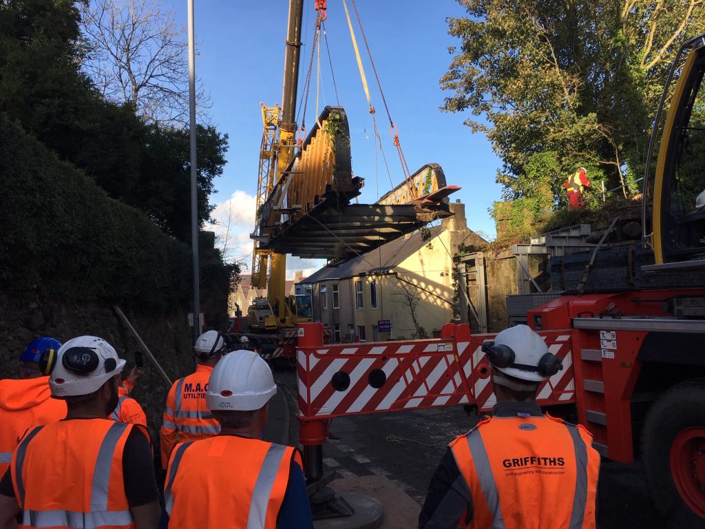 Mabey propped up damaged bridge in rapid time to reopen road in Llangefni