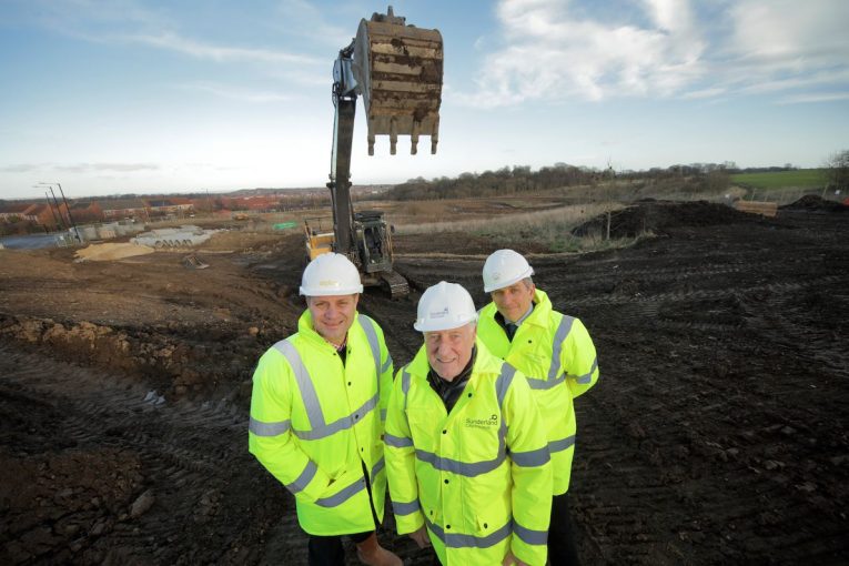 New phase of major Sunderland housing development at Potters Hill begins