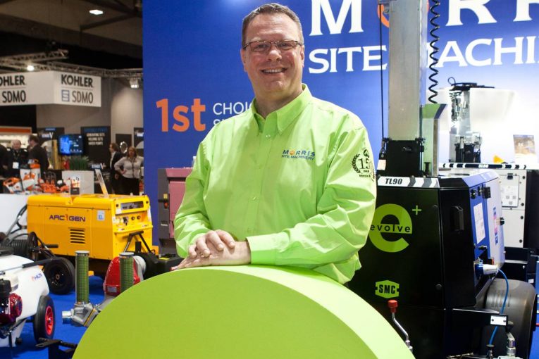 Morris Site Machinery debuted their shining stars at the Executive Hire Show