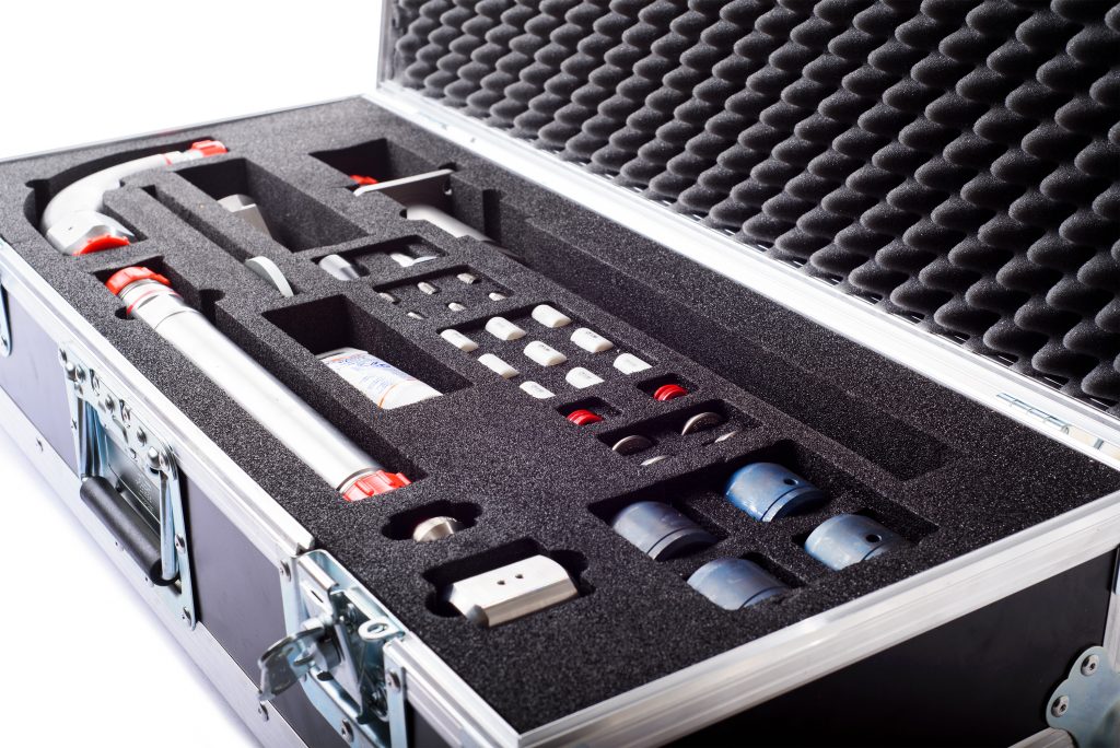 The Aquajet Systems AB Super Lance 3000 includes uniform threads and seals — regardless of configuration — and multiple fittings for different hoses, making the attachment compatible with any Aqua Cutter on the market.