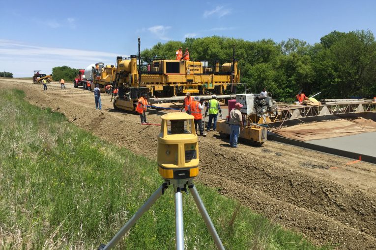 Topcon technology is integral to modern concrete paving