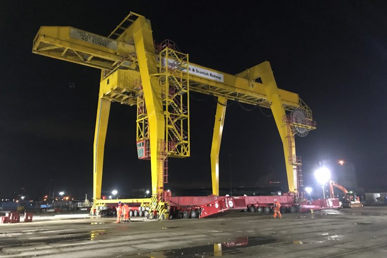 ALE's bespoke bracket design ensures safe gantry move over UK Rail line