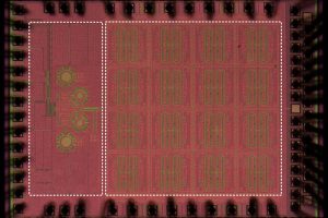 MIT researchers have developed a chip that leverages sub-terahertz wavelengths for object recognition, which could be combined with light-based image sensors to help steer driverless cars through fog. Image courtesy of the MIT researchers