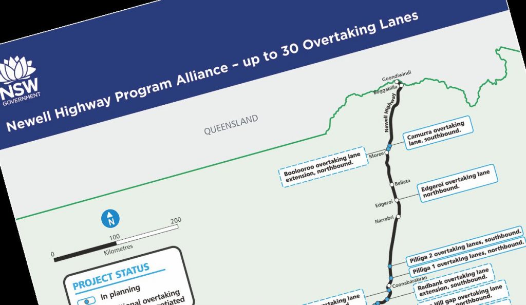 Australia's 1,060 km Newell Highway set for A$500m upgrade