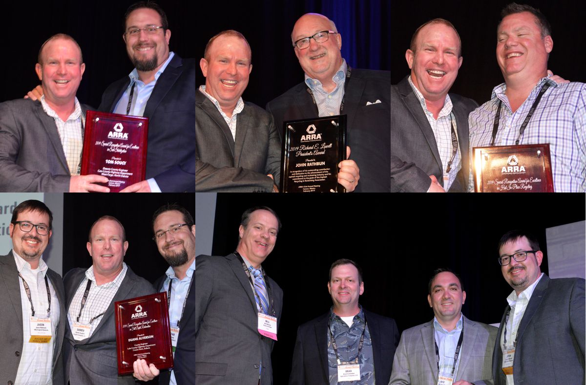 Awards and honours at the Asphalt Recycling and Reclaiming Association Annual Meeting