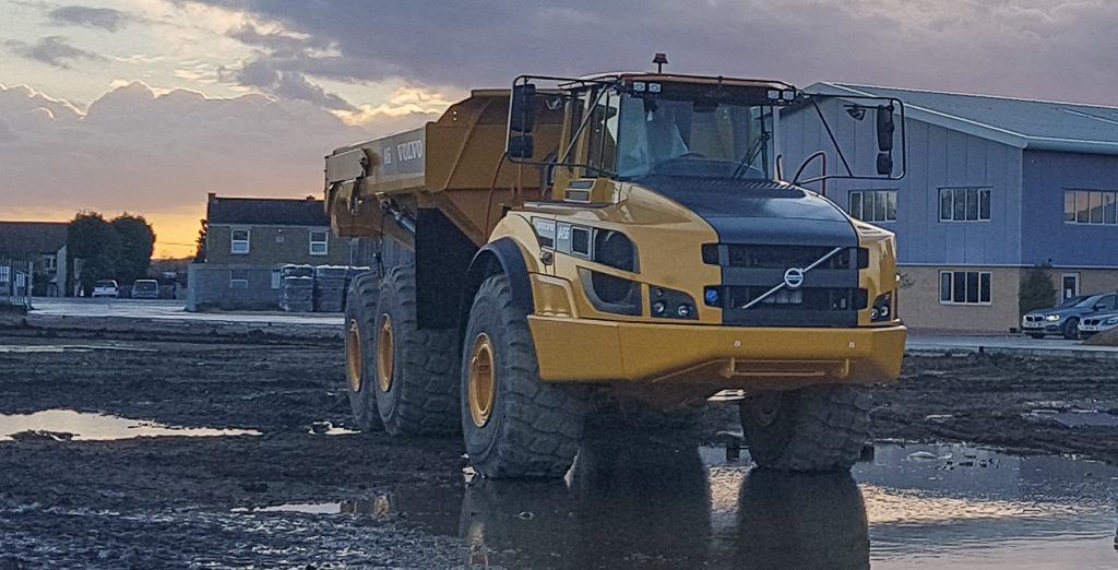 Two Volvo A45G Articulated Hauler's for GCE Hire Fleet in Peterborough
