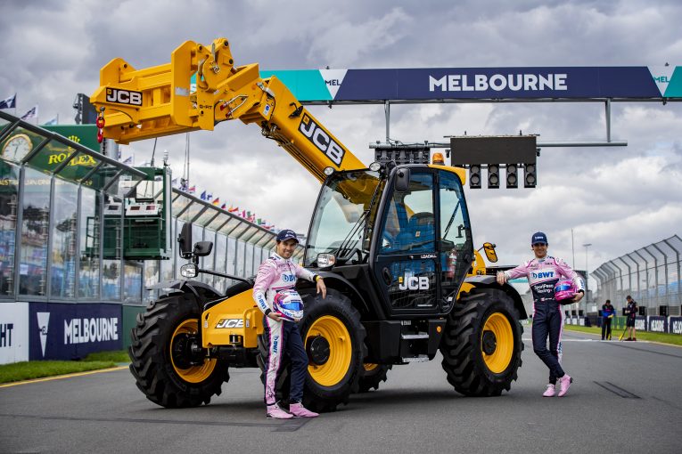JCB Loadall telescopic handlers are limbering up for the Australian Formula One race