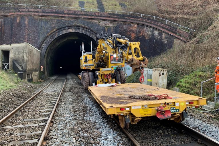 Railway reopens thanks to the help of Ivy and Holly the robots