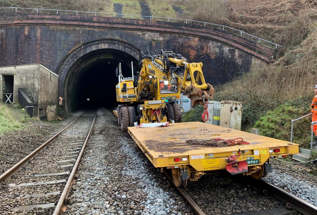 Railway reopens thanks to the help of Ivy and Holly the robots