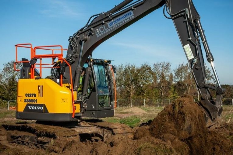 BCL Groundworks in Somerset switch to VolvoCE reduced swing excavators