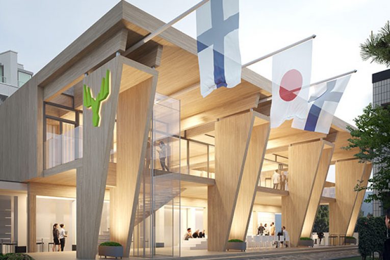 Tokyo features Finnish wooden architecture with the elegant Metsä Pavilion