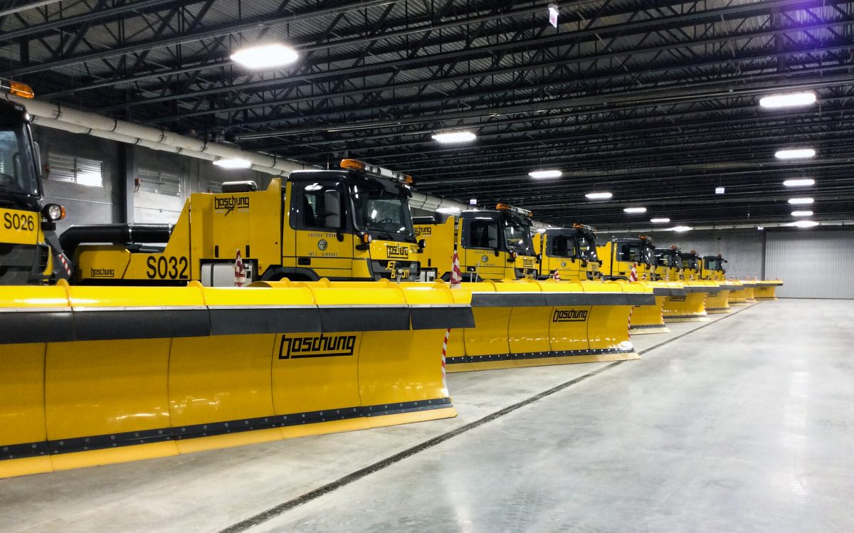 Chicago O'Hare Airport keeps snow at bay with 65 Boschung Jetbrooms