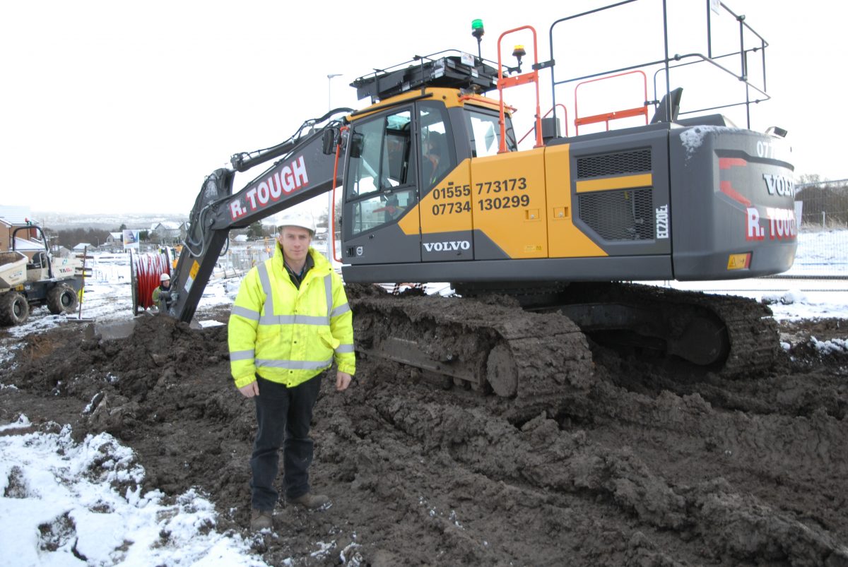 R Tough Plant Hire sticking with Volvo Excavator