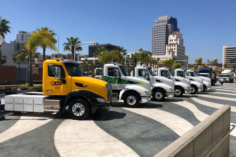 Peterbilt features Electric Trucks at ACT Expo in California