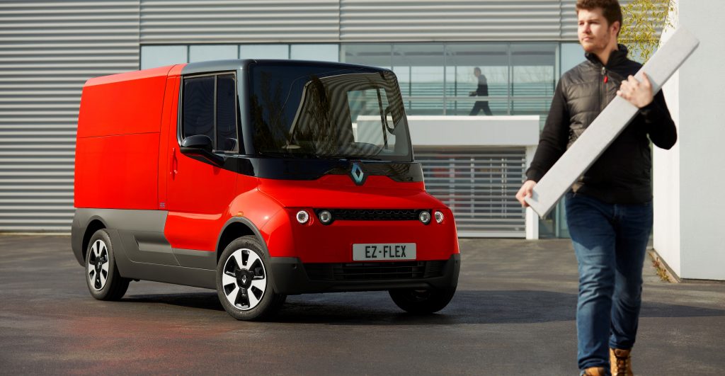 Renault experiments with innovative EZ-FLEX delivery vehicle