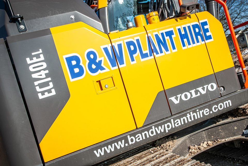 New Volvos add to BandW Plant Hire's huge Excavator fleet