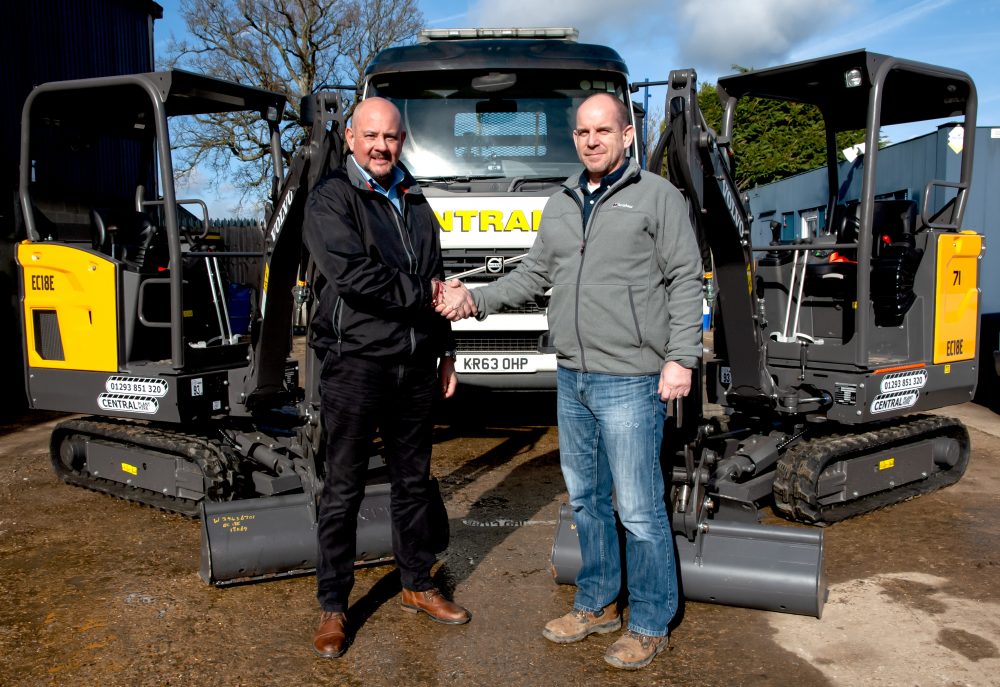 Excellent Volvo aftercare prompts Central Plant Hire in excavator choices