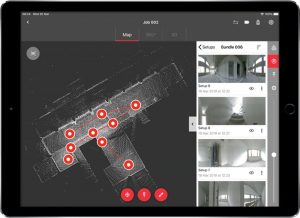 The Leica Cyclone FIELD 360 laser scanning mobile device app now works in conjunction with the Leica BLK360 imaging laser scanner.