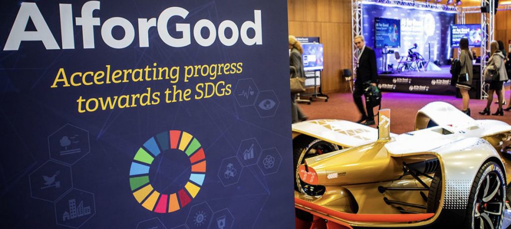 The third annual AI for Good Global Summit discusses the role of artificial intelligence (AI), including in advancing education, healthcare, social and economic equality and space research, Geneva, Switzerland.