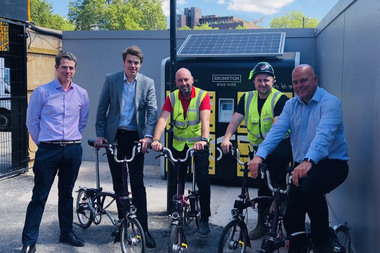 Bristol builders saddle-up with Brompton Bike Hire to ease congestion