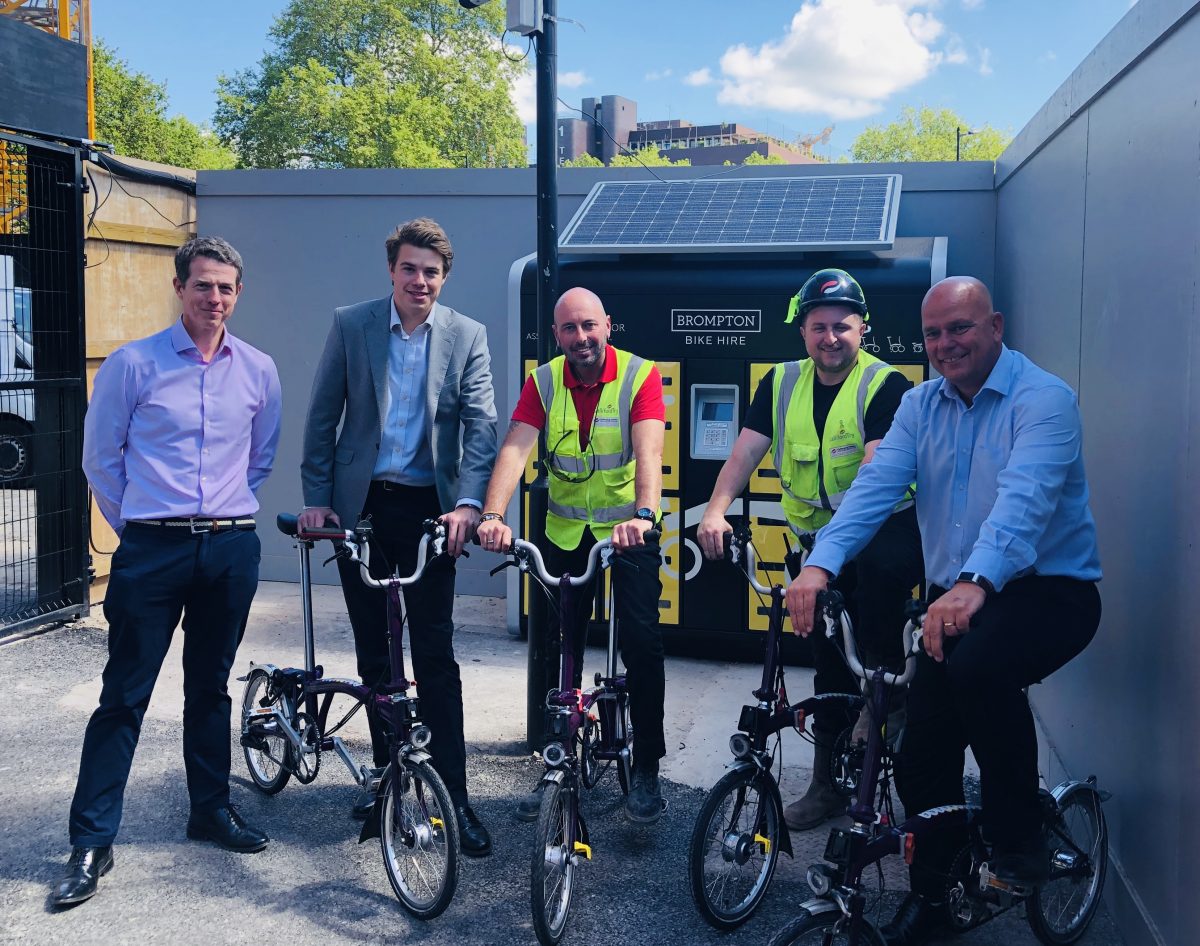 Bristol builders saddle-up with Brompton Bike Hire to ease congestion