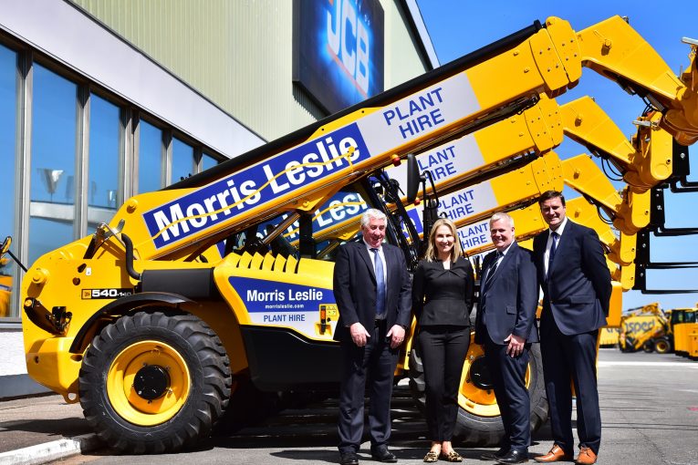 JCB secures huge deal for 555 Loadalls from Morris Leslie Plant Hire