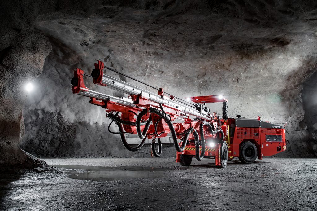 Sandvik DD320S mining drill excels underground