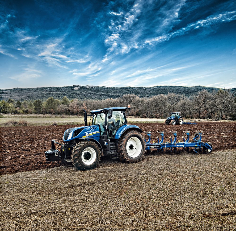 New Holland showcasing their full range of machinery at The Royal Highland Show