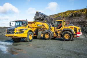 Volvo loading shovels and hauler package for Tillicoultry Quarries
