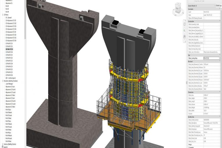 BIM and ingenious Doka formwork building bridges on the A85 motorway in France